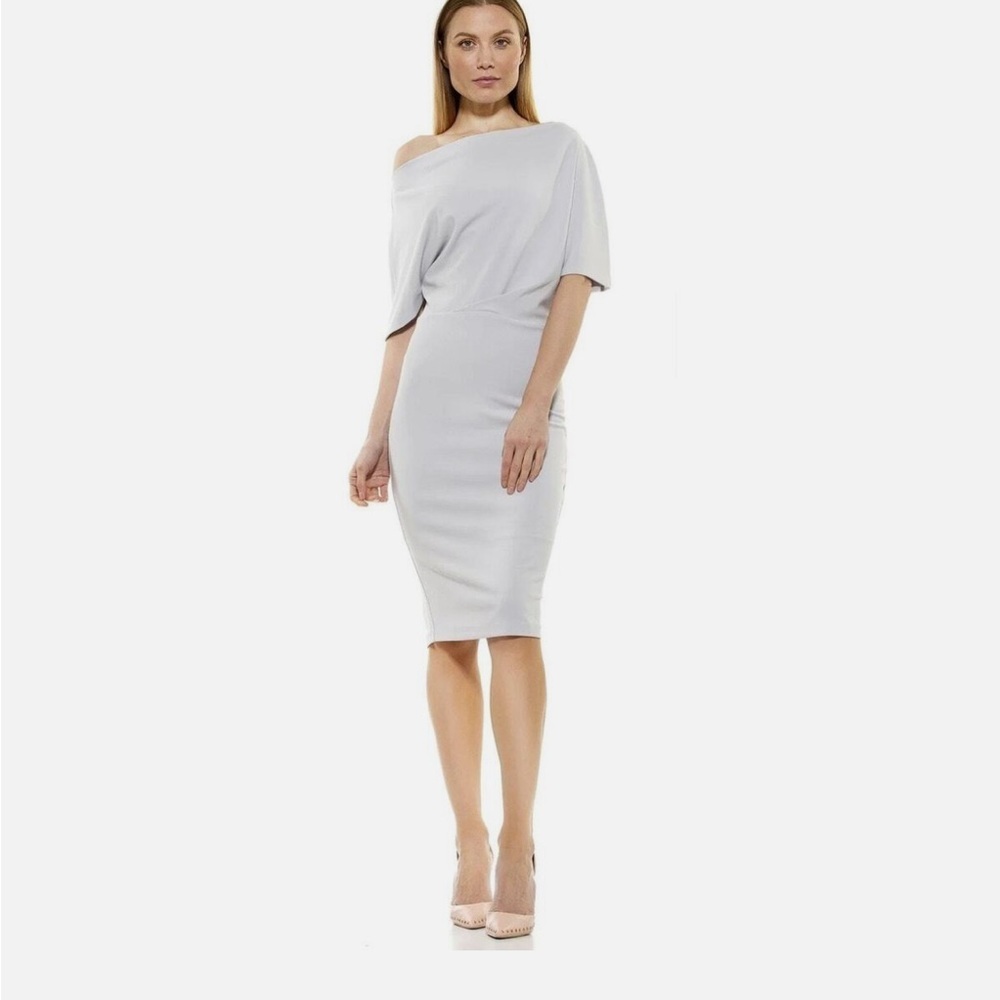 Alexia Admor Olivia Dress in Slate - XL